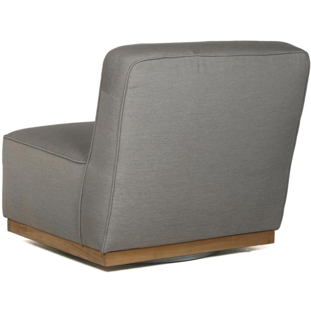 Carbonia Swivel Lounge Chair - Palazzo Taupe - Image 4