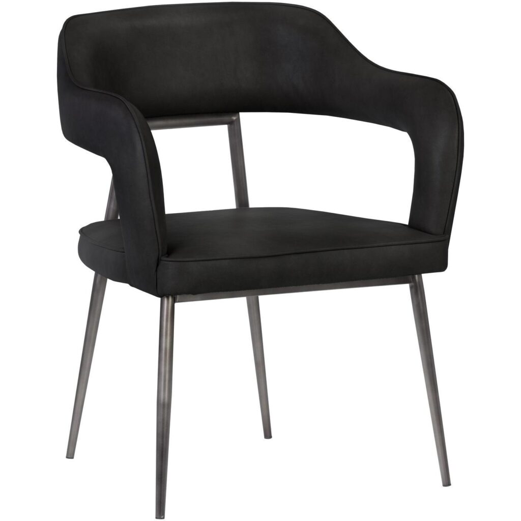 Kenny Dining Armchair - Bravo Black