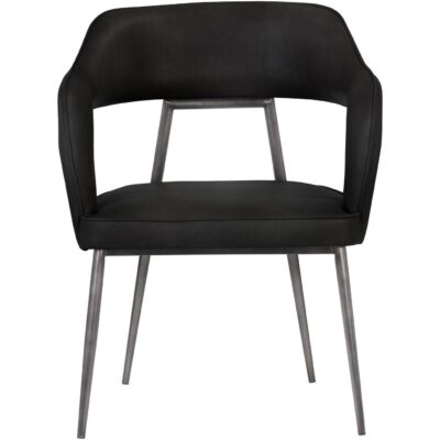 Kenny Dining Armchair - Bravo Black 106671 106671 KENNY DINING ARMCHAIR BRAVO BLACK 1