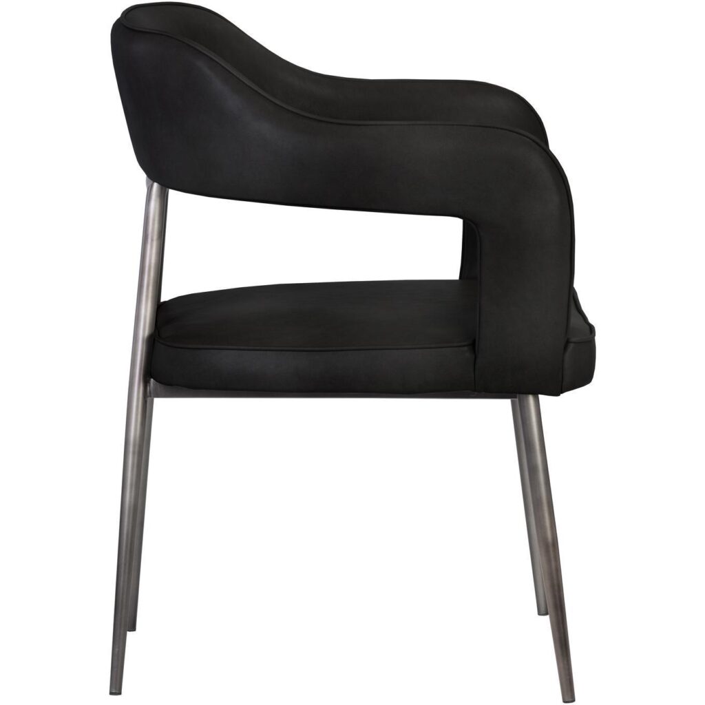 Kenny Dining Armchair - Bravo Black - Image 3