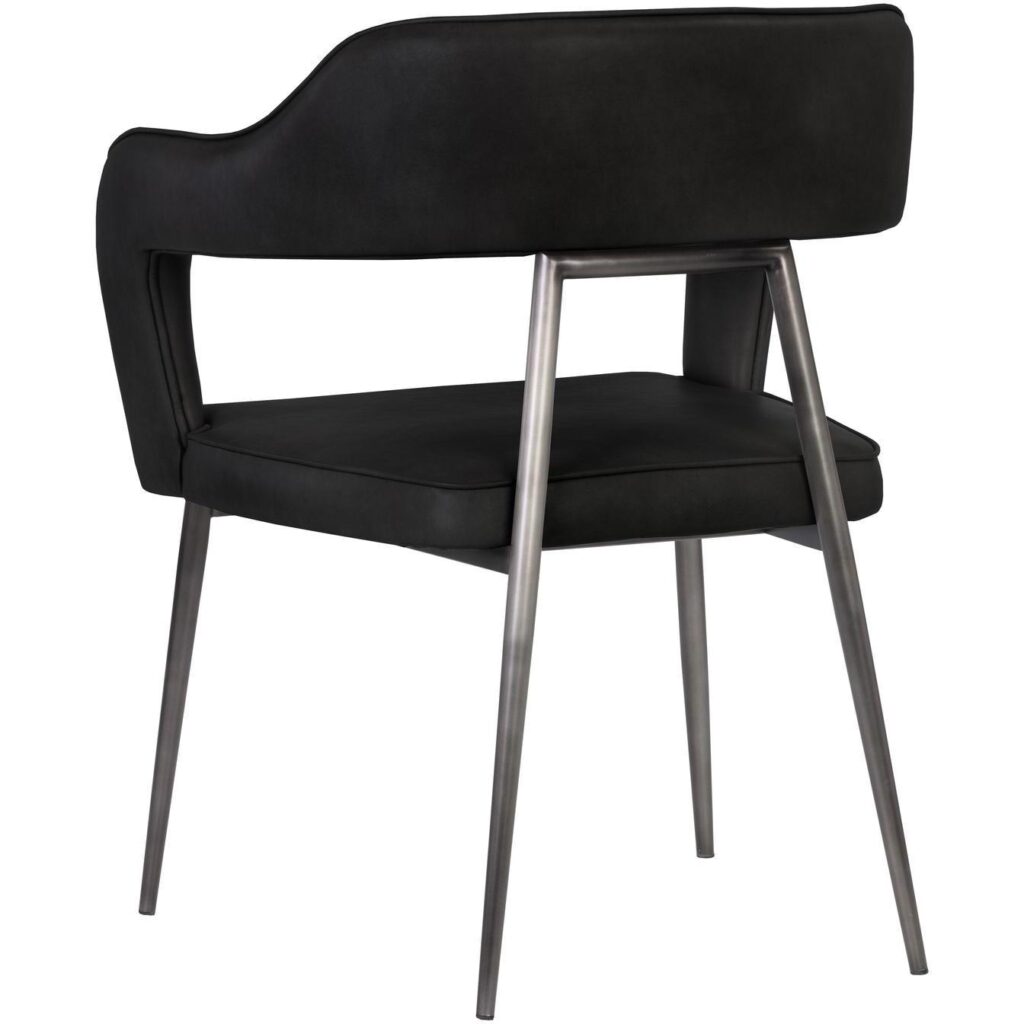 Kenny Dining Armchair - Bravo Black - Image 4