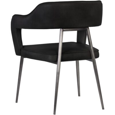 Kenny Dining Armchair - Bravo Black 106671 106671 KENNY DINING ARMCHAIR BRAVO BLACK 3