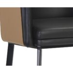 Carter Counter Stool - Napa Black / Napa Cognac 11 Carter Counter Stool - Napa Black / Napa Cognac 106684 106684 CARTER COUNTER STOOL NAPA BLACK NAPA COGNAC 6