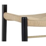 Bondi Dining Chair - Black 11 Bondi Dining Chair - Black 106688 106688 BONDI DINING CHAIR BLACK NATURAL 6