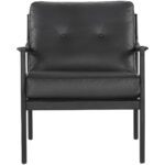Gilmore Lounge Chair - Black - Black Leather 11 Gilmore Lounge Chair - Black - Black Leather 106691 106691 GILMORE LOUNGE CHAIR BLACK LEATHER 1
