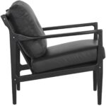 Gilmore Lounge Chair - Black - Black Leather 12 Gilmore Lounge Chair - Black - Black Leather 106691 106691 GILMORE LOUNGE CHAIR BLACK LEATHER 2