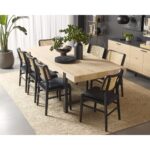 Annex Dining Chair - Velvet Black / Natural 13 Annex Dining Chair - Velvet Black / Natural 106692 106692 ANNEX DINING CHAIR BLACK VELVET BLACK 5