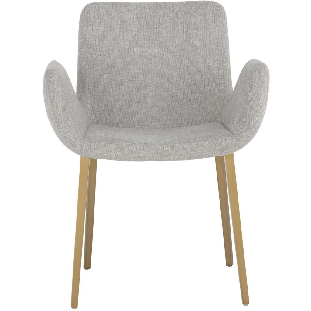 Lucano Dining Armchair - Belfast Heather Grey - Image 2