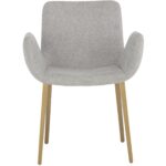 Lucano Dining Armchair - Belfast Heather Grey 9 Lucano Dining Armchair - Belfast Heather Grey 106694 106694 LUCANO DINING ARMCHAIR BELFAST HEATHER GREY 1