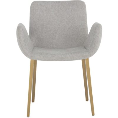 Lucano Dining Armchair - Belfast Heather Grey 106694 106694 LUCANO DINING ARMCHAIR BELFAST HEATHER GREY 1