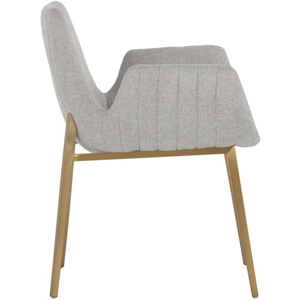 Lucano Dining Armchair - Belfast Heather Grey - Image 3