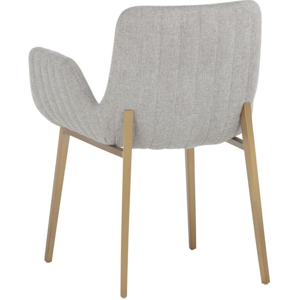 Lucano Dining Armchair - Belfast Heather Grey - Image 4