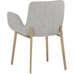 Lucano Dining Armchair - Belfast Heather Grey 11 Lucano Dining Armchair - Belfast Heather Grey 106694 106694 LUCANO DINING ARMCHAIR BELFAST HEATHER GREY 3
