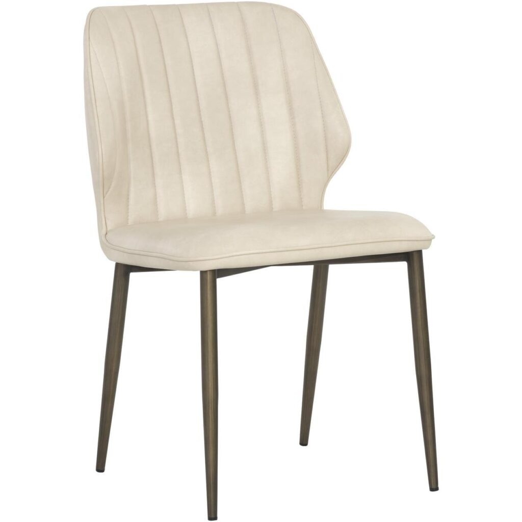 Clinton Dining Chair - Bronze - Bravo Cream