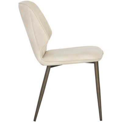 Clinton Dining Chair - Bronze - Bravo Cream 106695 106695 CLINTON DINING CHAIR BRAVO CREAM 2