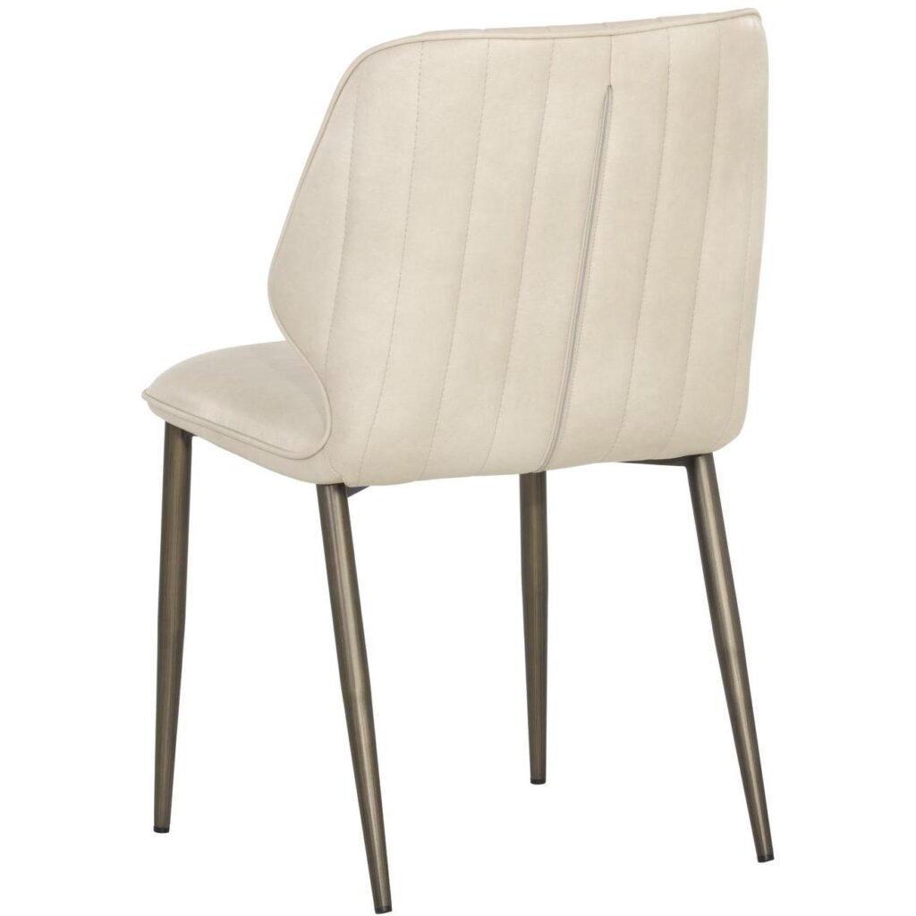 Clinton Dining Chair - Bronze - Bravo Cream - Image 4