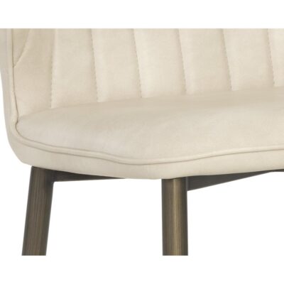 Clinton Dining Chair - Bronze - Bravo Cream 106695 106695 CLINTON DINING CHAIR BRAVO CREAM 6