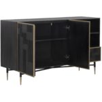 Markwood Sideboard - Brass - Dark Brown 9 Markwood Sideboard - Brass - Dark Brown 106696 106696 MARKWOOD SIDEBOARD 2