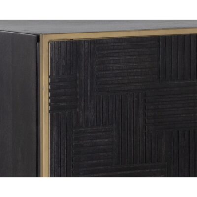 Markwood Sideboard - Brass - Dark Brown 106696 106696 MARKWOOD SIDEBOARD 6