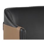 Carter Lounge Chair - Napa Black / Napa Cognac 14 Carter Lounge Chair - Napa Black / Napa Cognac 106723 106723 CARTER LOUNGE CHAIR NAPA BLACK NAPA COGNAC 7