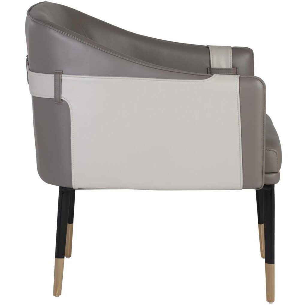 Carter Lounge Chair - Napa Taupe / Napa Stone - Image 3