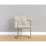 Rayla Dining Armchair - Belfast Oatmeal 106727 106727 RAYLA DINING ARMCHAIR BELFAST OATMEAL 5
