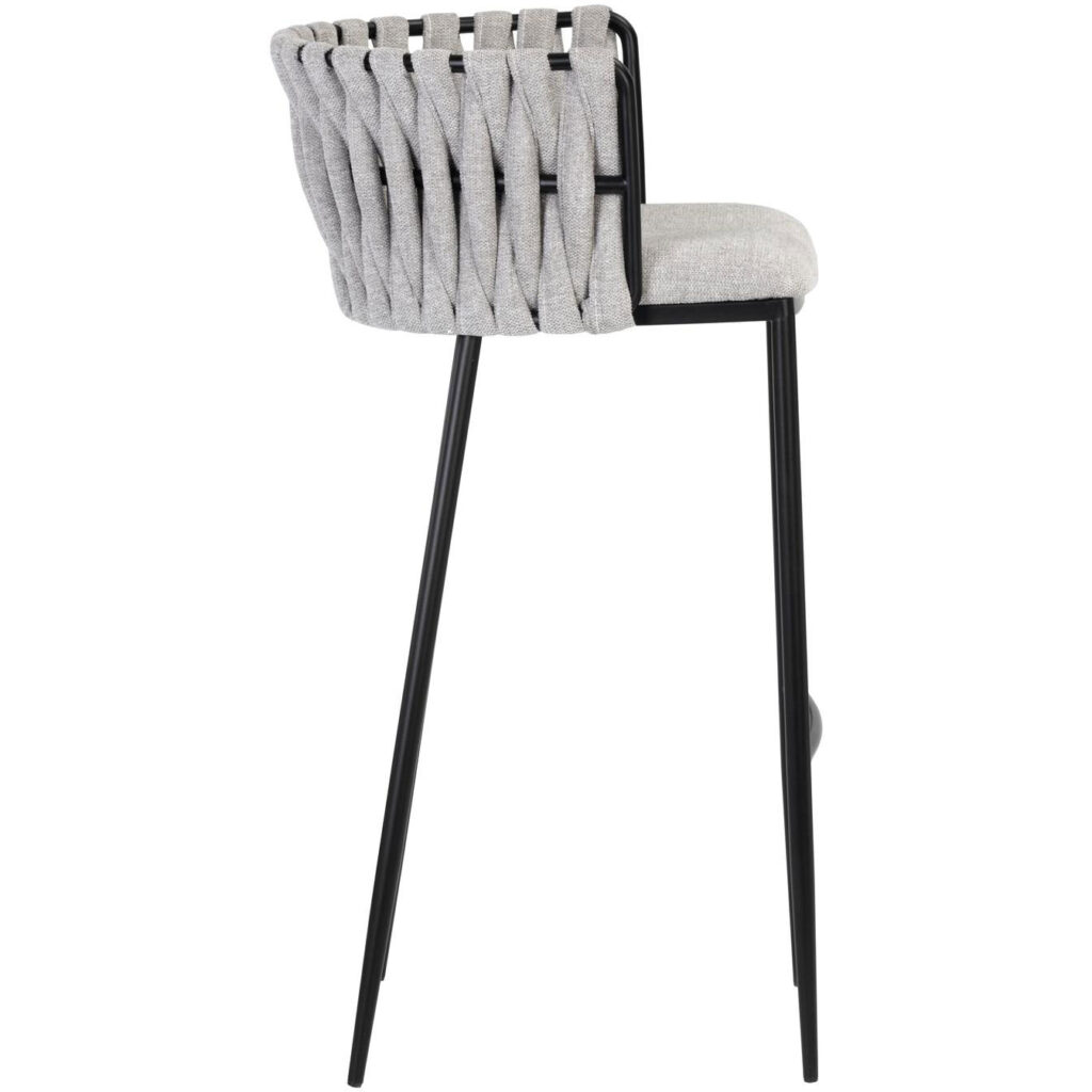 Sarai Barstool - Belfast Heather Grey - Image 2