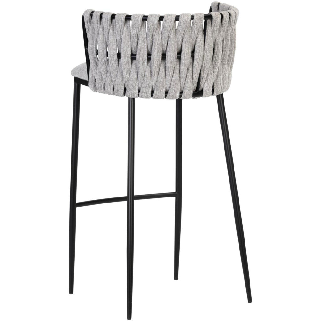 Sarai Barstool - Belfast Heather Grey - Image 3