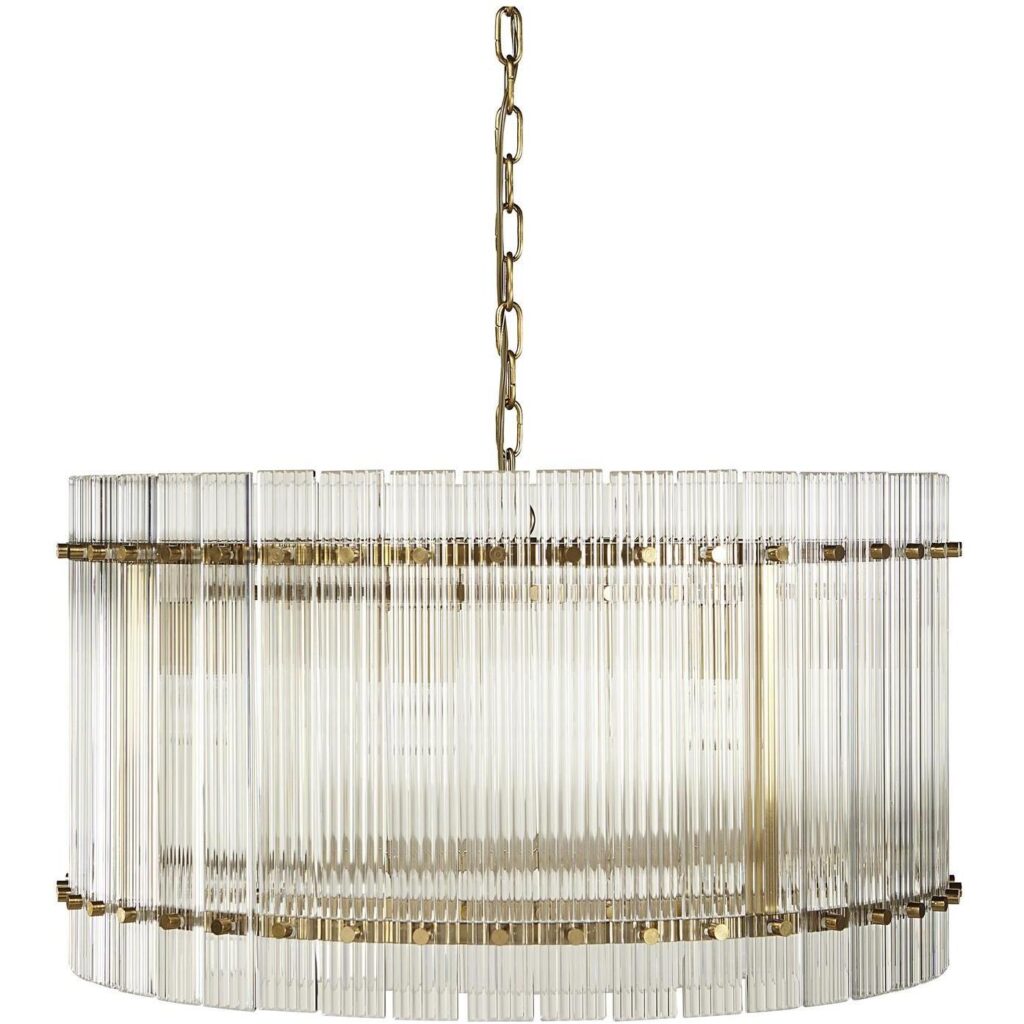 Kore Chandelier - Small - Brass - Clear - Image 2