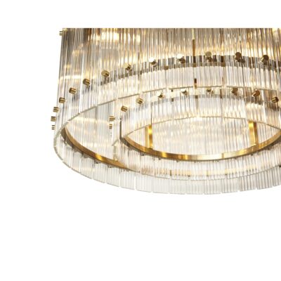 Kore Chandelier - Small - Brass - Clear 106785 106785 KORE CHANDELIER CLEAR 7