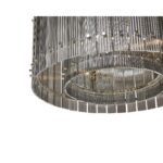 Kore Chandelier - Small - Nickel - Smoke Grey 8 Kore Chandelier - Small - Nickel - Smoke Grey 106786 106786 KORE CHANDELIER SMOKE GREY 7