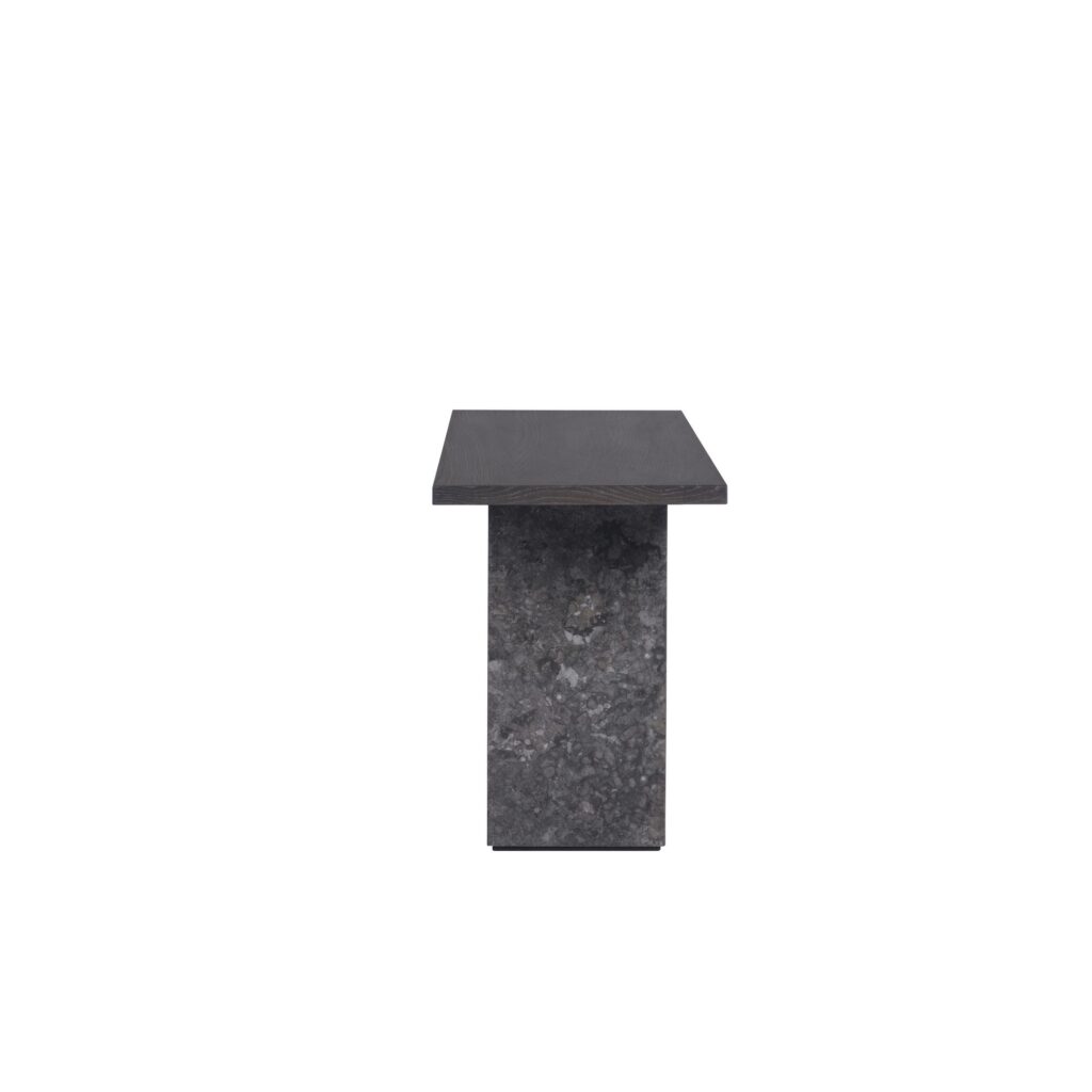 Rebel Console Table - Grey Marble / Charcoal Grey - Image 3