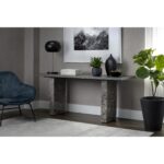 Rebel Console Table - Grey Marble / Charcoal Grey 7 Rebel Console Table - Grey Marble / Charcoal Grey 106828 106828 REBEL CONSOLE TABLE GREY MARBLE CHARCOAL GREY 5