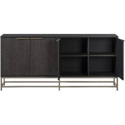 Rebel Sideboard - Large - Gold - Charcoal Grey 106831 106831 REBEL SIDEBOARD GOLD CHARCOAL GREY 2