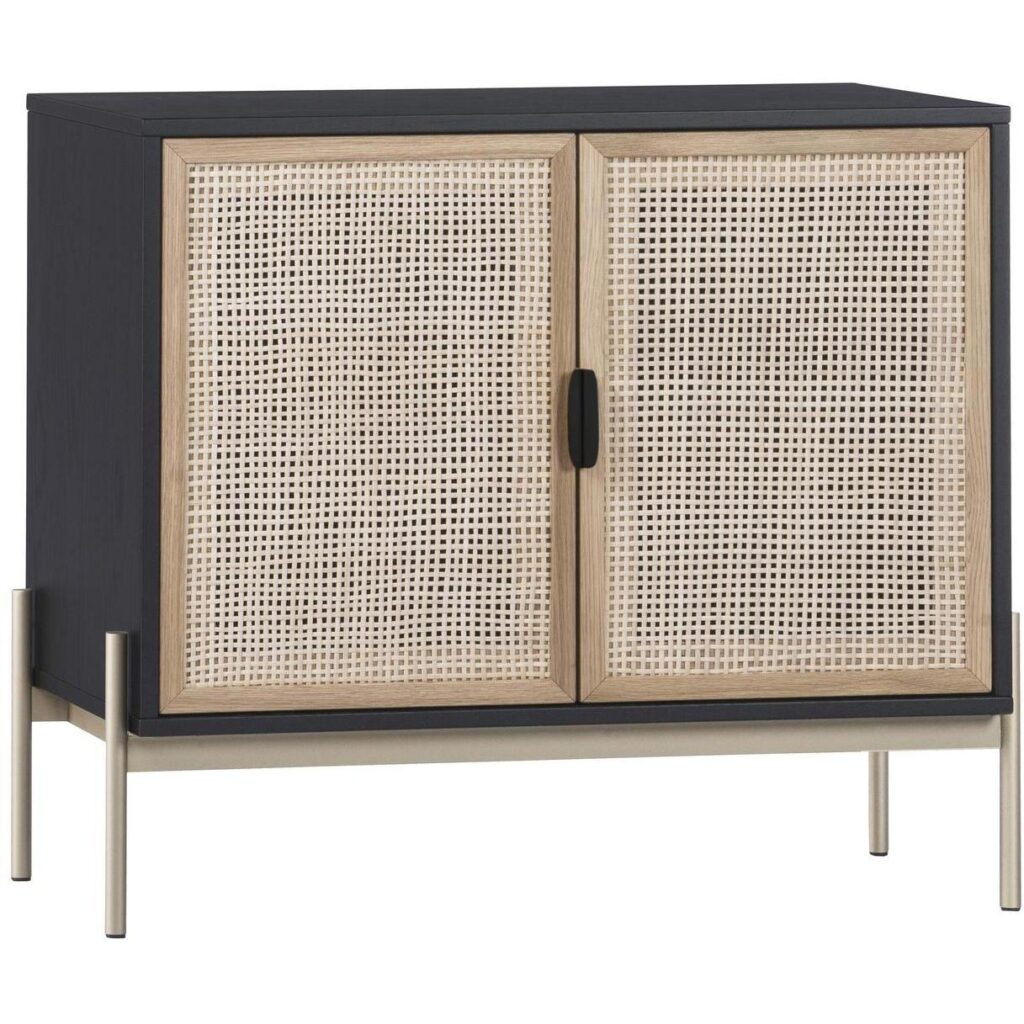 Avida Sideboard - Small - Gold - Black/Natural