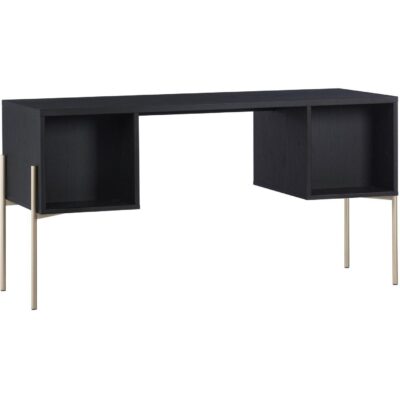 Avida Desk - Gold - Black/Natural 106838 106838 AVIDA DESK 2