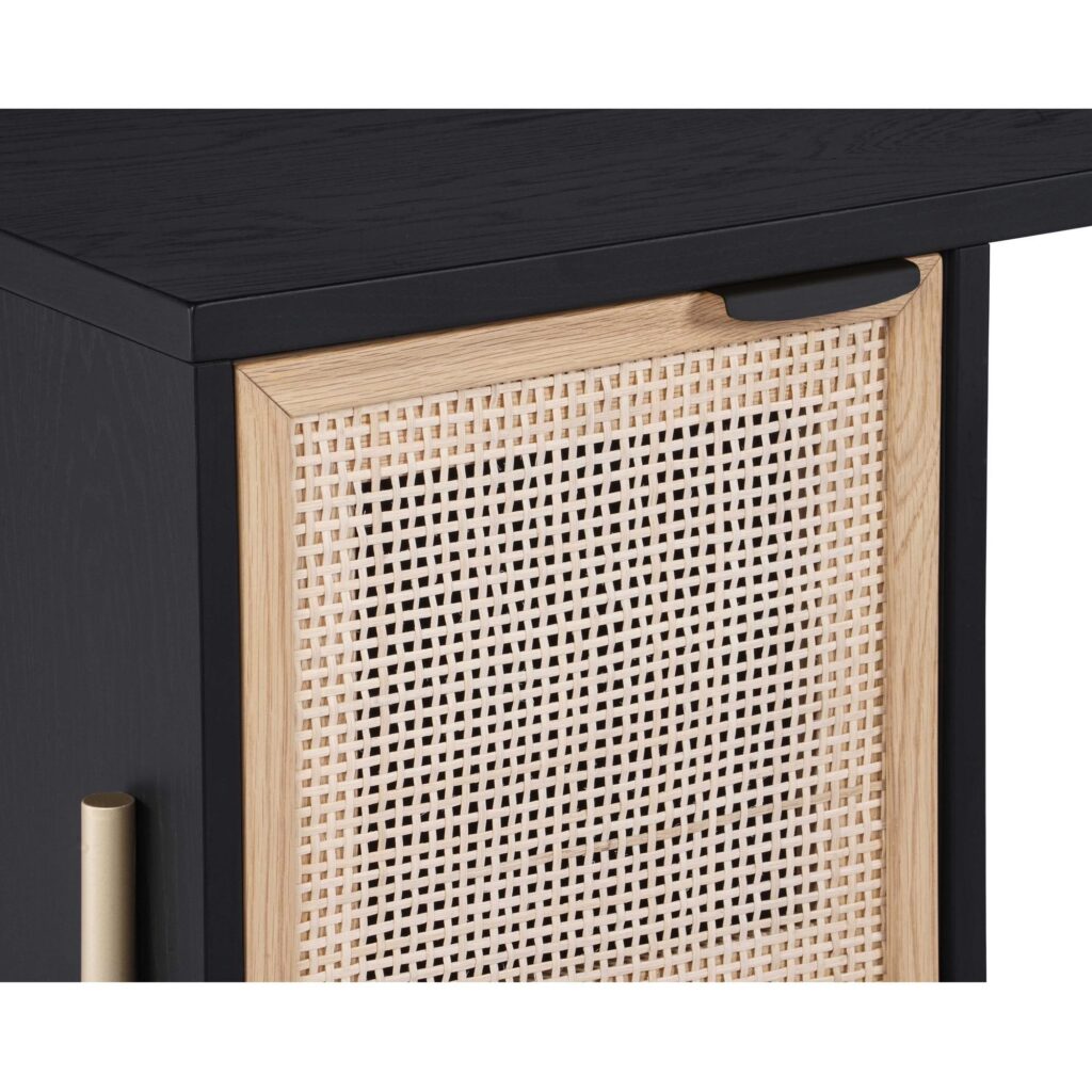 Avida Desk - Gold - Black/Natural - Image 6