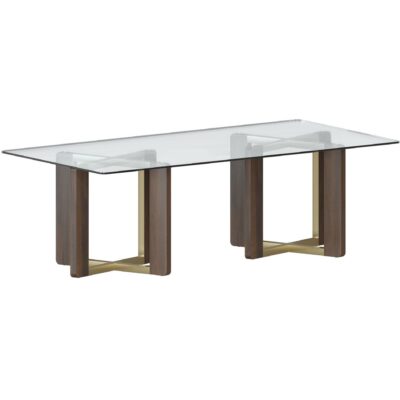 Rejane Dining Table Base - Gold - Raw Umber 106874 106874 108667 1