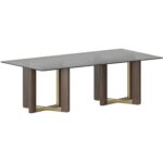 Rejane Dining Table Base - Gold - Raw Umber 14 Rejane Dining Table Base - Gold - Raw Umber 106874 106874 108952 1
