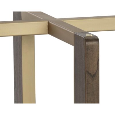 Rejane Dining Table Base - Gold - Raw Umber 106874 106874 REJANE DINING TABLE BASE 6