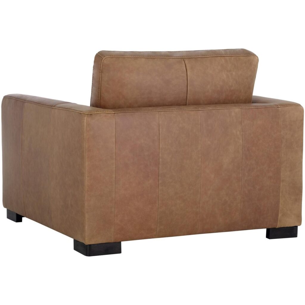 Baylor Armchair - Marseille Camel Leather - Image 4