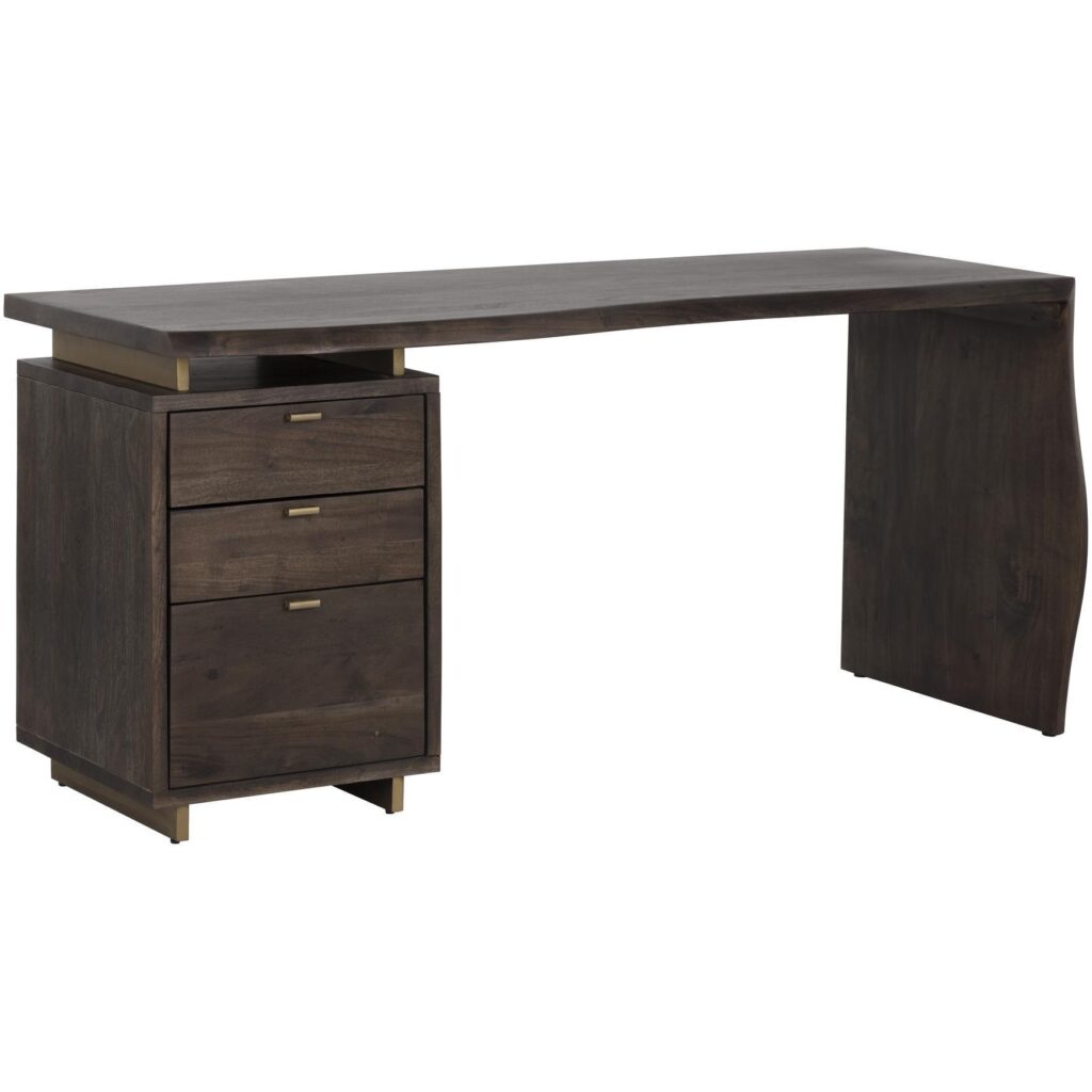 Lewis Desk - Dark Brown - Image 2