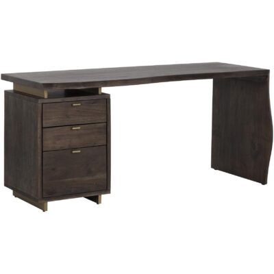 Lewis Desk - Dark Brown 107009 107009 LEWIS DESK 1