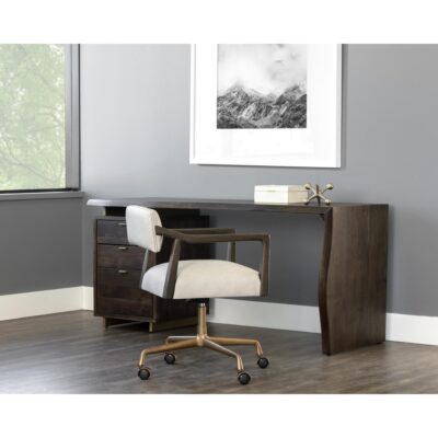 Lewis Desk - Dark Brown 107009 107009 LEWIS DESK 5