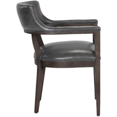 Brylea Dining Armchair - Brown - Brentwood Charcoal Leather 107050 107050 BRYLEA DINING ARMCHAIR BRENTWOOD CHARCOAL LEATHER 2