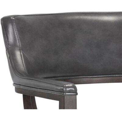 Brylea Dining Armchair - Brown - Brentwood Charcoal Leather 107050 107050 BRYLEA DINING ARMCHAIR BRENTWOOD CHARCOAL LEATHER 7