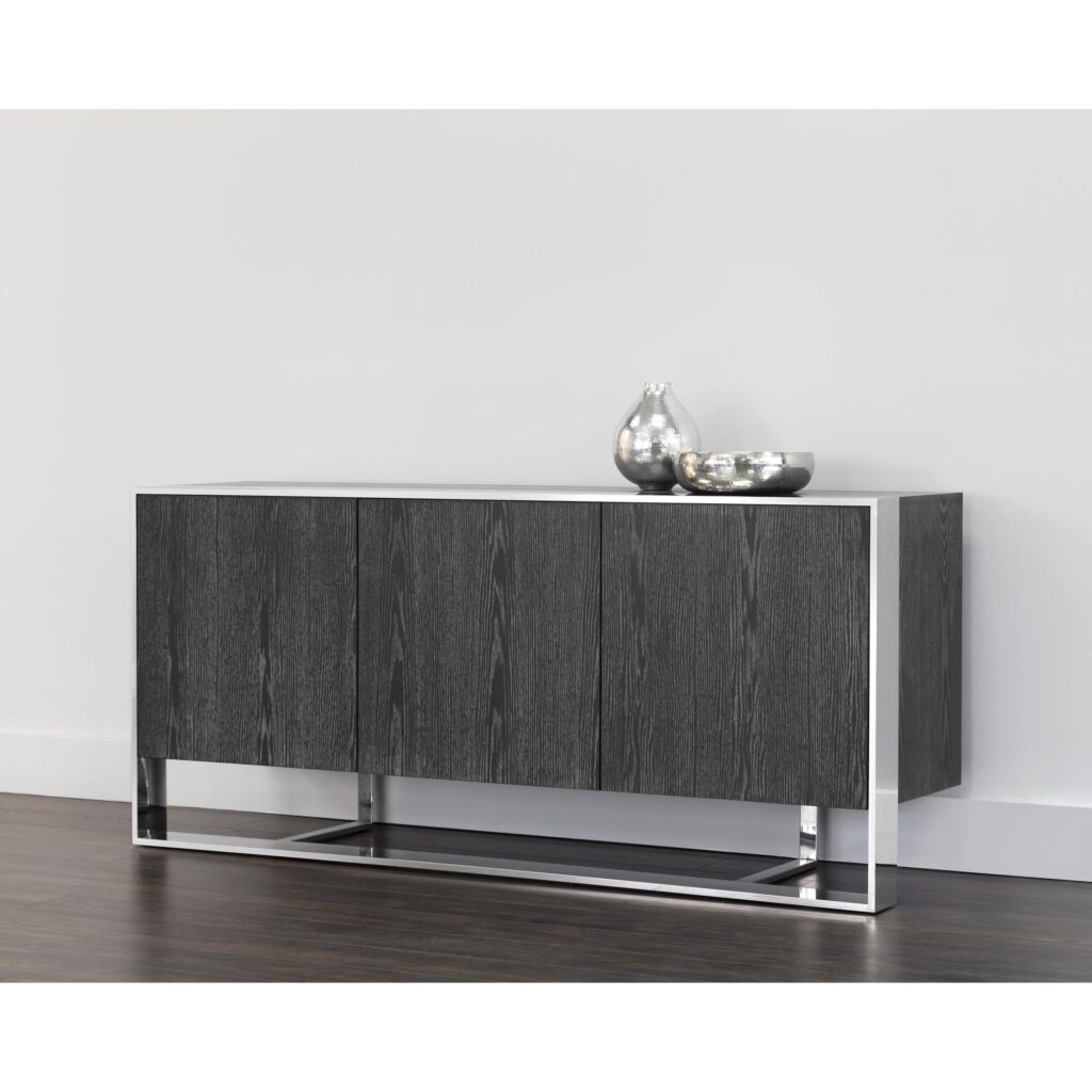 Dalton Sideboard - Stainless Steel - Grey - Image 4