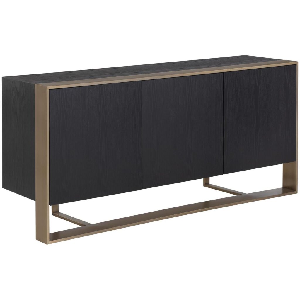 Dalton Sideboard - Antique Brass - Black - Image 2