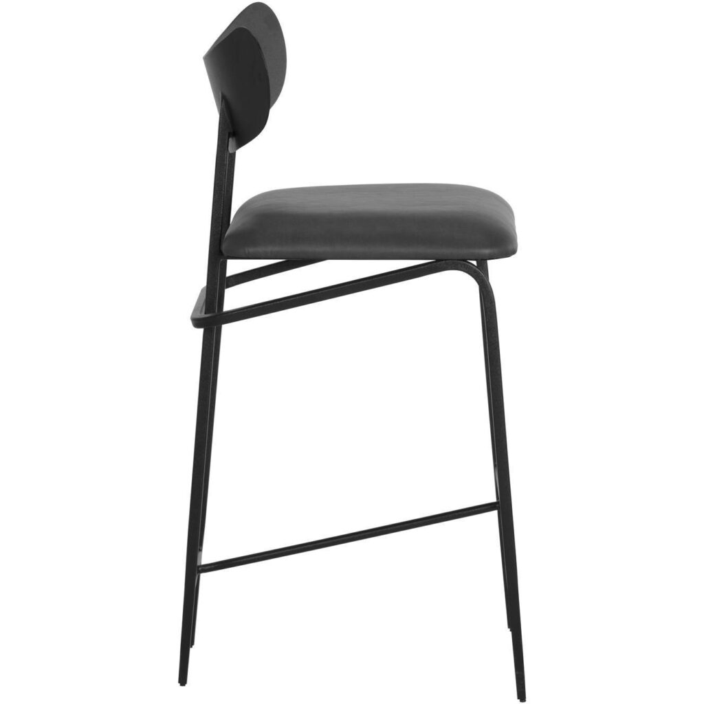 Gibbons Counter Stool - Black - Bravo Portabella - Image 2