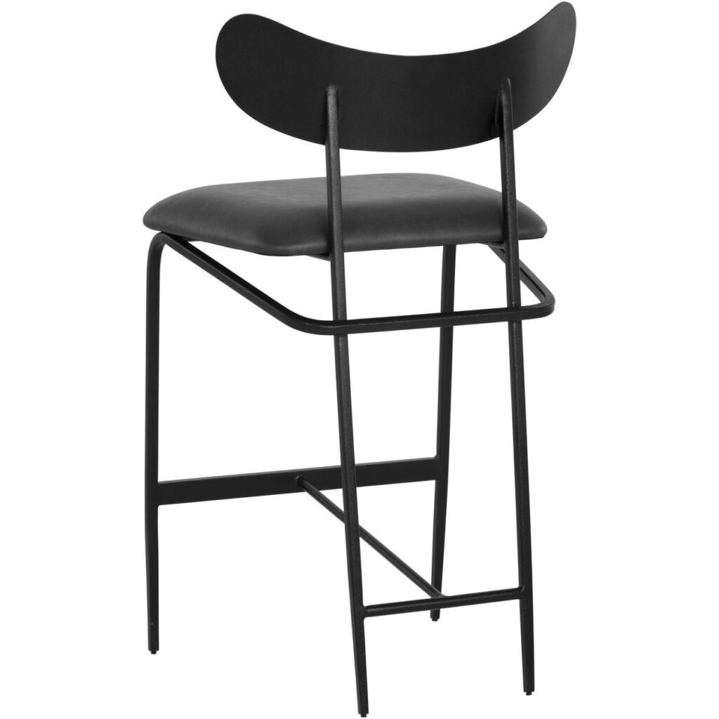 Gibbons Counter Stool - Black - Bravo Portabella - Image 3